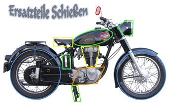 Horex Olympiade Ersatzteile Schiessen